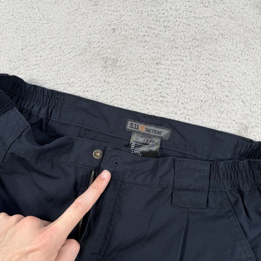 5.11 Tactical Cargo Pants Mens 34x32 Navy Taclite Pro Ripstop Cargo Workwear